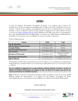 A todos los alumnos del Instituto Tecnol&oacute;gico de Iguala, se les