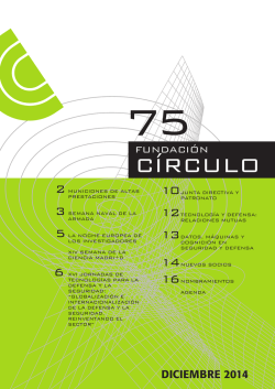 Diciembre 2014 - Fundaci&oacute;n C&iacute;rculo de Tecnolog&iacute;as para la