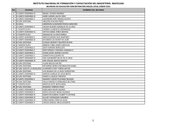 instituto nacional de formaci&oacute;n y capacitaci&oacute;n del - INAFOCAM