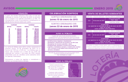 AVISOS ENERO 2015