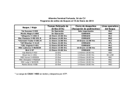 Eta's y Cierres - Altamira Terminal Portuaria