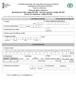 brotes f998-830-900 - Instituto Nacional de Salud