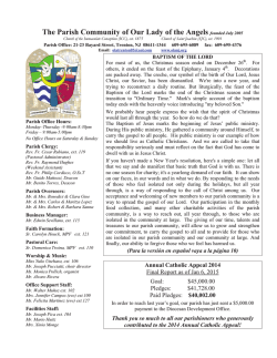 The Parish Community of Our Lady of the Angels - John Patrick