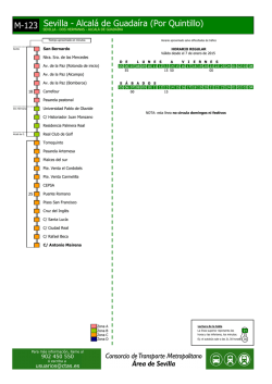 M-123 - Consorcio de Transportes del &Aacute;rea de Sevilla