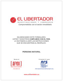 Descargar formulario - arenas sa