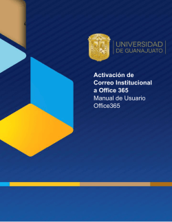 Activaci&oacute;n de Correo Institucional a Office 365 - Correo UGTO