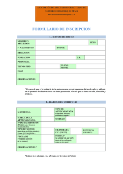 formulario de inscripcion nuevos socios - Tximeleta