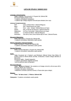 3&ordm;B&aacute;sico - El Carmen Teresiano