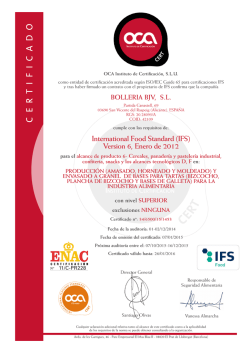 Certificado IFS