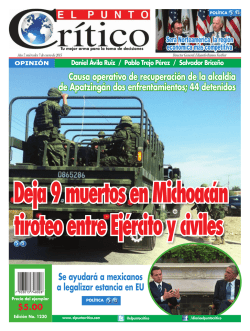 Causa operativo de recuperaci&oacute;n de la alcald&iacute;a de - El Punto Critico