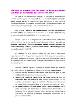 &iquest;En qu&eacute; se diferencia la Sociedad de Responsabilidad Limitada de