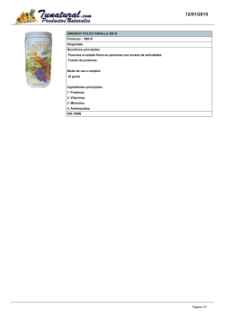 ENERSOY POLVO VAINILLA 500 G Producto : 90815 Disponible