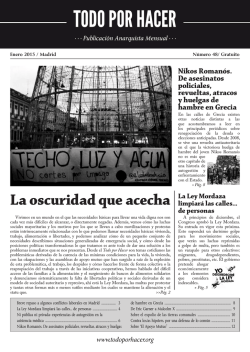 La Ley Mordaza limpiar&aacute; las calles... de personas - Todo por Hacer