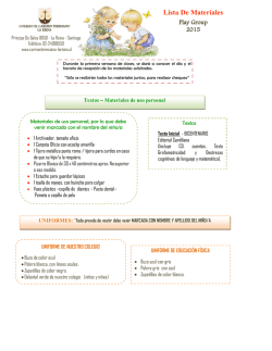 Play Group - Colegio El Carmen Teresiano La Reina