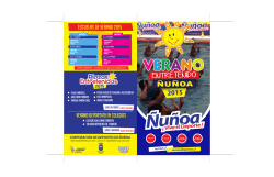 ESCUELAS DE VERANO 2015
