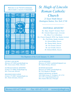 Bulletin - St. Hugh of Lincoln