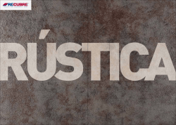APARIENCIA R&Uacute;STICA - Recubre