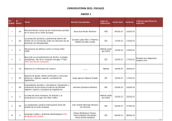 2015-Anexo - FISCALES POR FECHAS - Centro de Estudios Jur&iacute;dicos