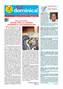 Full Dominical - Bisbat de Menorca