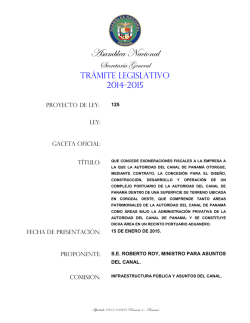 QUE CONCEDE EXONERACIONES FISCALES A LA EMPRESA A
