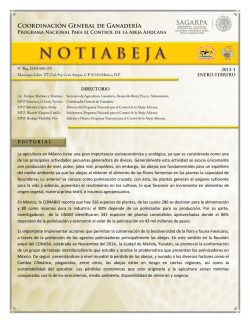 NOTIABEJA Enero-Febrero 2015