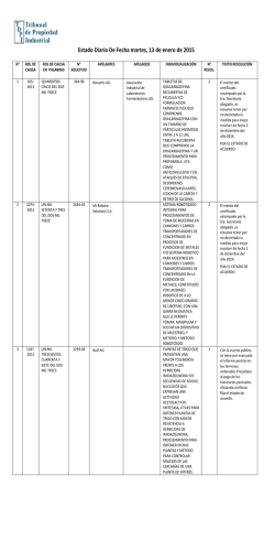 ED 13-01-2015 - Tribunal de Propiedad Industrial