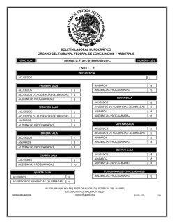 15 - Tribunal Federal de Conciliaci&oacute;n y Arbitraje