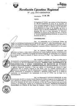 RER N&ordm; 045-2015-GRSM/PGR | Fecha