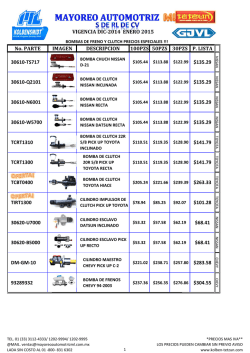 Frenos - Mayoreo Automotr&iacute;z ML