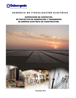 Compendio de Proyectos de Generaci&oacute;n y