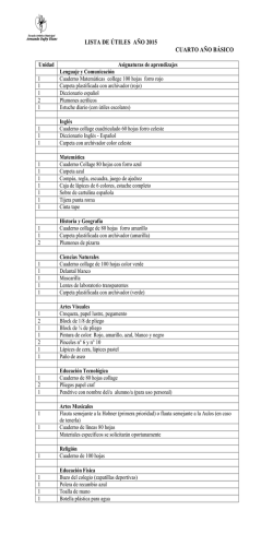 Cuarto B&aacute;sico - Armando Dufey