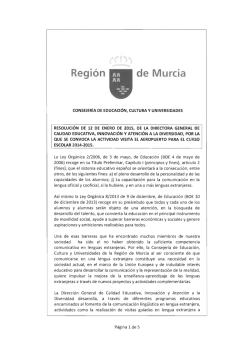 Convocatoria actividad " Visita el Aeropuerto"