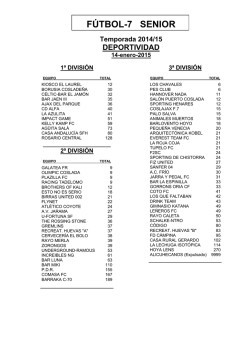 F&Uacute;TBOL-7 SENIOR - Ayuntamiento de San Fernando de Henares.