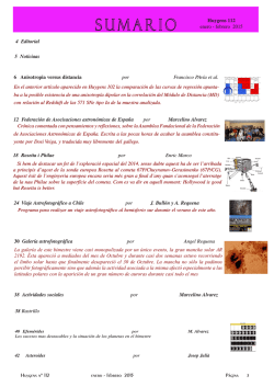 Sumario - AstroSafor