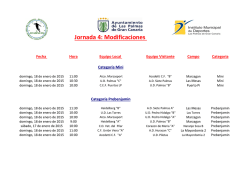 Modificaciones Jornada 4