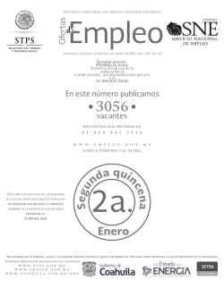 Peri&oacute;dico de Ofertas de Empleo