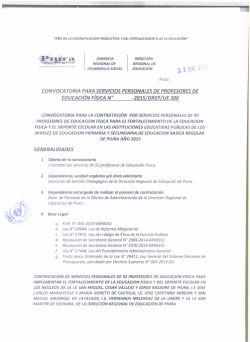 convocatoria servicios personales-profesores-ed. fisica