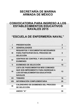 Instructivo de Admisi&oacute;n - Secretar&iacute;a de Marina