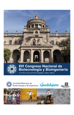 Ver 2&ordf; Convocatoria - Sociedad Mexicana de Biotecnolog&iacute;a y
