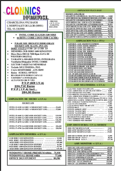 c/barcelona n&ordm;62 bajos l&acute;hospitalet de llob (08901) tel: 93