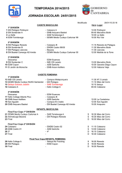 JORNADA ESCOLAR: 17/01/2015