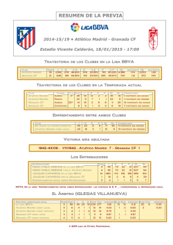 RESUMEN DE LA PREVIA