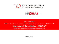 INFOBRAS - Contralor&iacute;a General de la Rep&uacute;blica