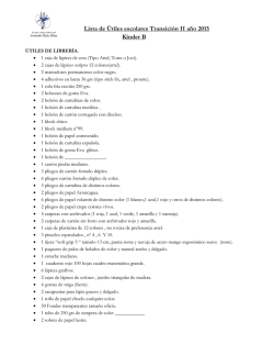 Transici&oacute;n II(Kinder B)