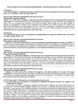 Puntos Sobresalientes Jueces 1 al 4