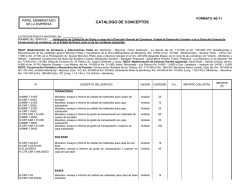 INTEGRACION DEL PRESUPUESTO
