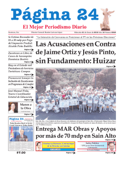 &ldquo;Corremos el Peligro de que el Pueblo nos Apedree y