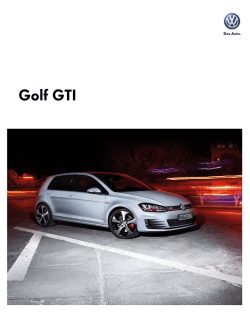 Descargar Ficha T&eacute;cnica Golf GTI A&ntilde;o Modelo 2015