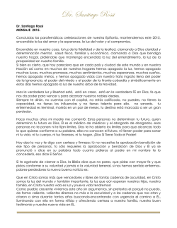 Mensaje de Presidencia 2015 - Colegio Anglo Americano Lomas