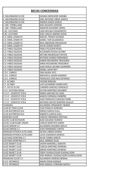 Informaci&oacute;n Becas